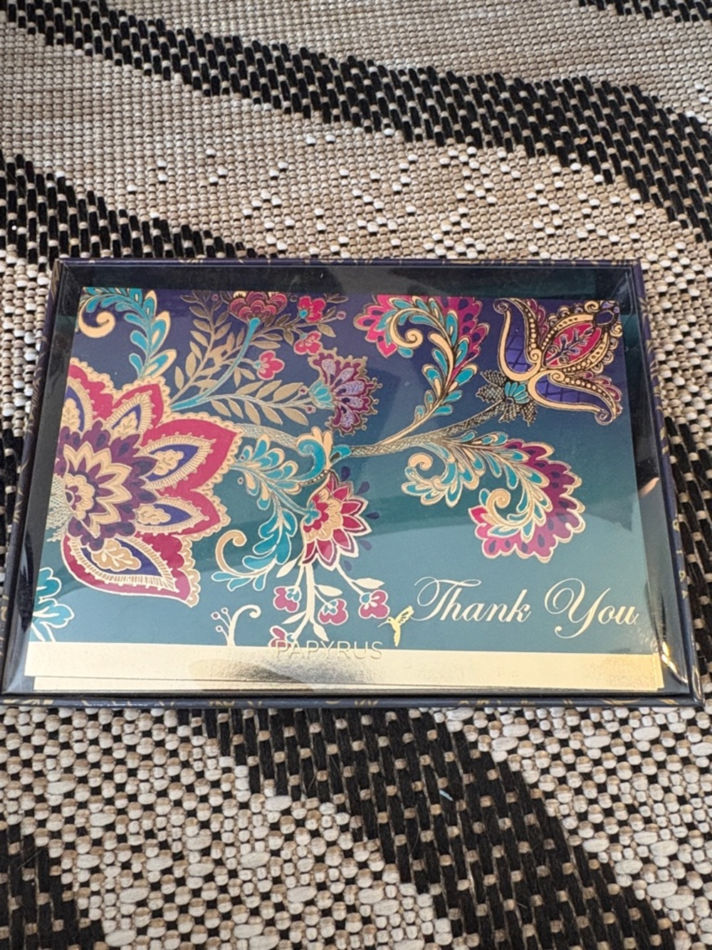 🆕Papyrus Gold Floral Stationery Set
